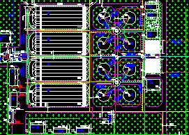 某城市污水处理厂平面总布置图免费下载与物联网技术集成研发展望